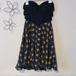 Mini Black Cutout Dress